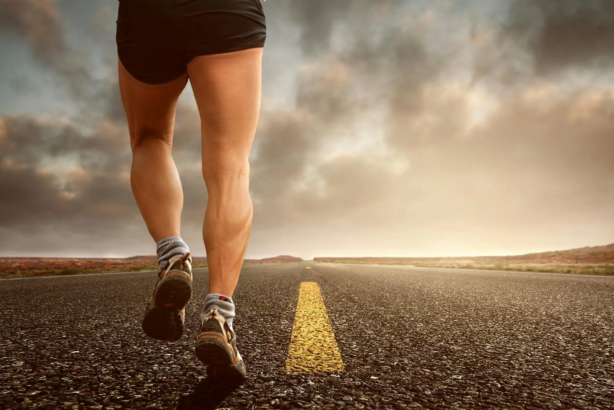 photo of a person running as restless leg syndrome treatment